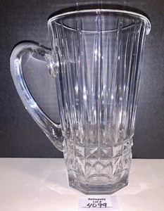 Val St Lambert Balmoral Crystal Pitcher 7.75 Inch Signed - Picture 1 of 14