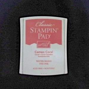 STAMPIN UP Classic tampone inchiostro colorante a base d'acqua cammeo corallo - Foto 1 di 2