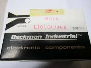 Lote de 800 Componentes Electrónicos Industriales Beckman: L101C473ES Hecho en Japón - Imagen 1 de 4