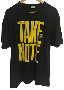 Utah Jazz 20-21 Take Note Short Sleeve T Shirt Logo NBA Playoffs Basketball XL - Picture 1 of 8