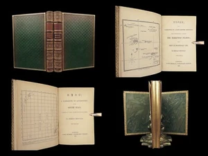 1847 Herman Melville Typee OMOO 1861 Typee Polynesia Whaling Adventure Moby Dick - Picture 1 of 24