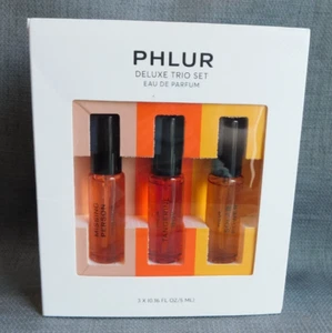 Phlur Deluxe Trio Set PerfumeMissing Person Tangerine Boy Solar New In Box #A-19 - Picture 1 of 4
