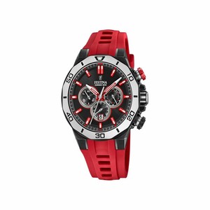festina red watch