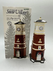 Dept 56 Snow Village Clock Tower #4020221 - Picture 1 of 13