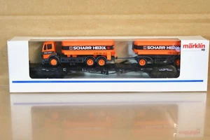  MARKLIN MäRKLIN 4663 DB WERBUNG RUNGENWAGEN SCHARR HEIZOL & LKW LADUNG - Bild 1 von 2