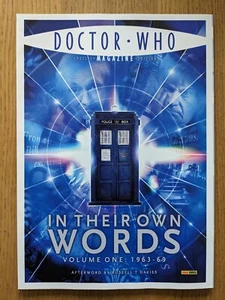 Doctor Who Magazine In Their Own Words Volume One Sixties Special Edition DWM - Picture 1 of 13