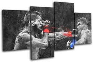 UFC Grunge Khabib Nurmagomedov Sports MULTI CANVAS WALL ART Picture Print - Picture 1 of 1
