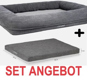 Hundebett Orthopädisches Hundekissen inkl. Kissen Gr. L 98 x 75 x 18 cm ONVAYA® - Bild 1 von 10