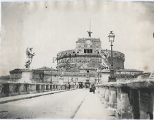 Castle Saint - Angel Rome Roma Italy Photo Amateur Vintage Ca 1900