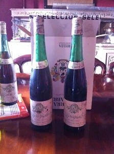 2 ANTIGUAS BOTELLAS DE VINO RIOJA MONOPOLE BLANCO SECO - 1960. - Picture 1 of 6