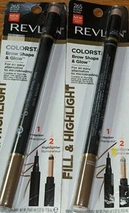 2PK Revlon Colorstay Brow Shape & Glow Fill & Highlight #265 Blonde - Picture 1 of 3