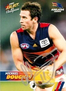 Signed 2008 Adelaide Crows AFL Select Champions Card - Michael Doughty - Picture 1 of 3
