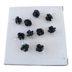 Kit 10 Lampadine Per Cruscotto Modello Bx8,4d 12V | 1,2W Nero/Black - Foto 1 di 2