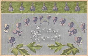 Postal: Saludos de cumpleaños, DB 1910, sin publicar - Imagen 1 de 2