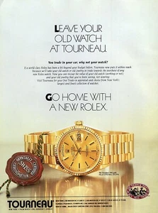1993 Rolex Day Date Gold Watch Original Color Print Ad - Picture 1 of 1