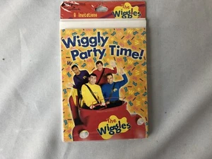 WIGGLES EINLADUNGEN 8 Stück Geburtstagseinladungen Partyzubehör Marke Punze - Bild 1 von 2