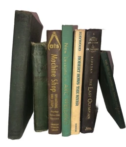 Vintage Posten von 7 Hardcover Buch Requisiten/Inszenierung - Bild 1 von 10