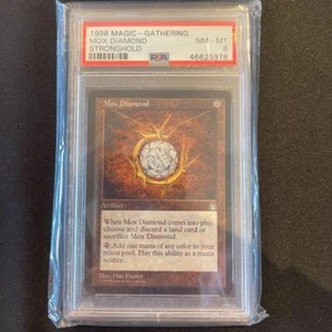 PSA8 Magic the Gathering Mox Diamond Stronghold Regular English 1998 - Picture 1 of 1
