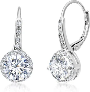 Herz-Diamant-Halskette & Ohrringe Geschenke f Frauen, Mama Frau Freundin f Jahrestag - Bild 1 von 26