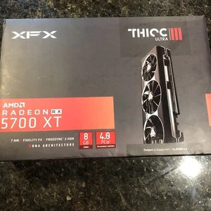 XFX Thicc III Ultra AMD Radeon RX 5700 XT 8GB GDDR6 Grafikkarte - Bild 1 von 6