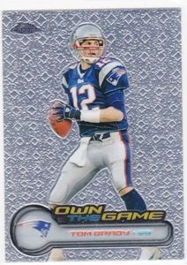 TOM BRADY Topps Chrome OWN THE GAME INSERT FOOTBALL CARD New England Patriots - Picture 1 of 2