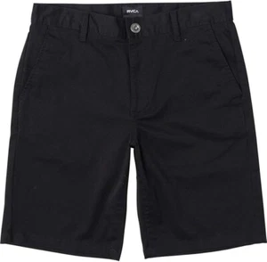 RVCA The Weekend Stretch Shorts Black Classic Length 20" - MC202WKS - Picture 1 of 6