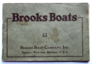 CATÁLOGO BROOKS BOAT Co Saginaw Mich #42 ¿cir1930? Barcos y accesorios derribados - Imagen 1 de 10