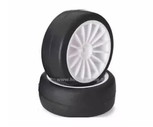 HI01D COPPIA RUOTE GOMME SLICK 1/10 HIMOTO TOURING MESCOLA D ESAGONO 12mm HIMOTO - Imagen 1 de 1