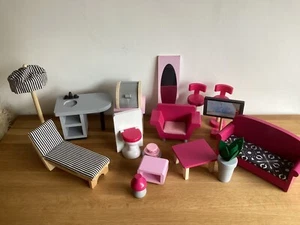 Sindy Barbie LoL Bratz Größe Holz Puppenhaus Möbel - Bild 1 von 12