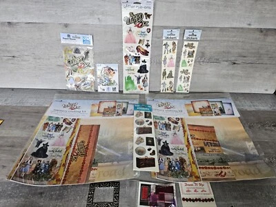 复古绿野仙踪角色贴纸纸 Emphorma 批量 纸屋 罕见 — 第 1/4 张图片