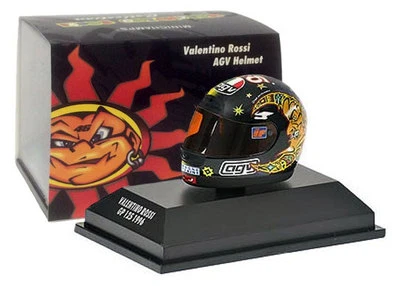 Minichamps Valentino Rossi Helmet - GP125 1996 1/8 Scale - Image 1 of 2