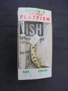 Vintage Helin's Fly-Rod Flatfish F5 - CD in Box - Picture 1 of 7