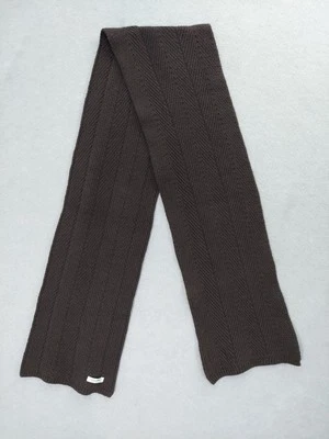 Кашемировый шарф Lutz & Patmos вязаный праздничный 2008 ограниченный выпуск Condé Nast коричневый - Изображение 1 из 4