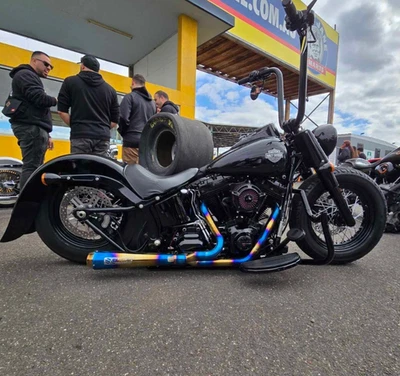 Performance Exhaust Handmade Fit Harley Davidson Softail 1999-2017 Full System — 第 1/4 张图片