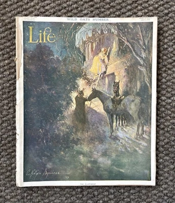 Vintage 1910 LIFE magazine WILD OATS NUMBER~the Elopement~Sneaky Marriage cover - Image 1 of 4