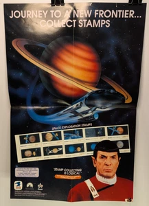 STAR TREK U.S.P.S. briefmarken promo 1991 Briefmarkensammlung ist logisch 11x15 - Bild 1 von 5