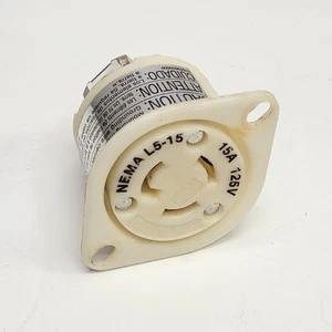 Hubbell Bryant Twist Turn Locking Receptacle Female Outlet NEMA L5-15 15A 125V - Picture 1 of 3