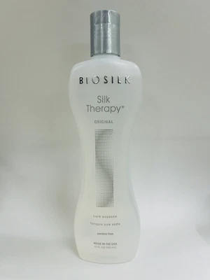 Biosilk Silk Therapy - Original Silk Infused Hair Treatment in 12 oz/ 355 ml - Image 1 of 2