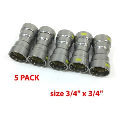 Lot of 5 NIBCO BenchPress 3/4" x 3/4" G PCH200 Coupling (2001250HPC)