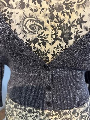 Oasis Sparkly Short Cardigan Size S - Image 1 of 4