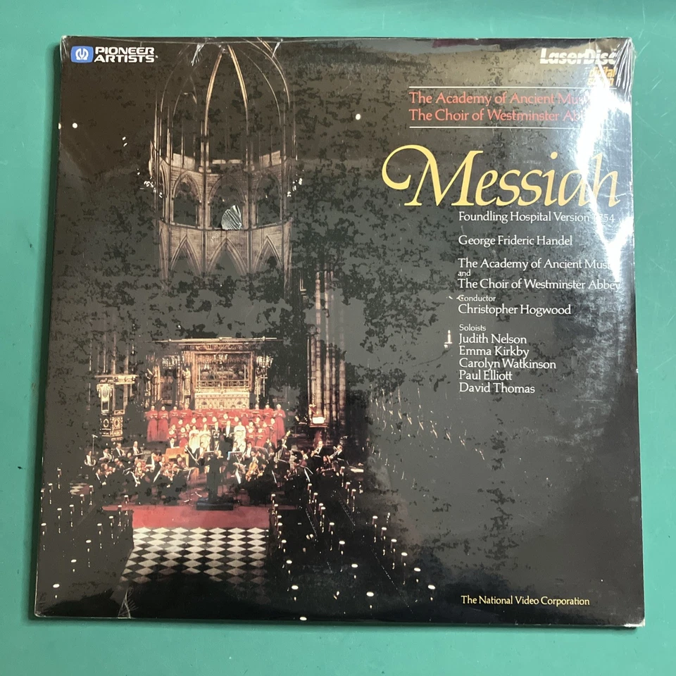 LaserDisc Messiah by Westminster Choir & Academy of Ancient Music. NEW & SEALED - Image 1 of 4