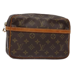 LOUIS VUITTON Monogram Compiegne 23 Clutch Bag M51847 LV Auth ep9937 - Picture 1 of 20