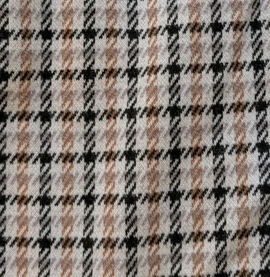 Pantalones Lands End 18 XL 1X Beige Tostado Negro Pata de Gallo Cuadros Cintura Elástica Bolsillos Foto 1 de 4