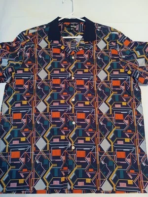 Murano Interstellar Collection XL Crazy Print Slim Fit Club Golf Cruise NWT - Image 1 of 4
