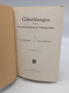 Kraus / Loveridge / Brongersma Sammelband zum Thema Schlagen. Drei (3) Bände .. - Bild 1 von 3