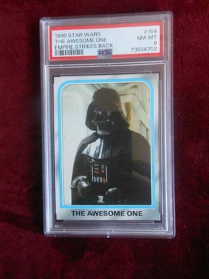 Star Wars ESB S2 1980: Darth Vader #164 The Awesome One Topps PSA Graded NM-MT 8 - Image 1 of 3
