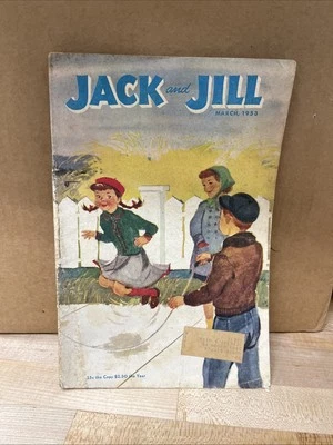 Jack And Jill Magazine March 1953, Curtis Publishing Box 275 - Image 1 of 4