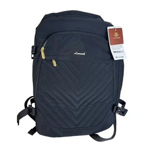 Lovevook Women’s Laptop Backpack Large Black Work Travel Suitcase Tote Set New - Picture 1 of 16