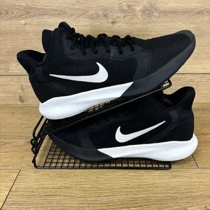 Nike Shoes Men’s Size UK 10 Precision III Basketball Running Gym Black Trainers - Picture 1 of 9