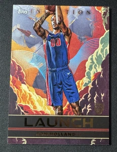 2024-25 Topps Inception Basketball #LA-RH Ron Holland II Launch Rookie Case Hit - Foto 1 di 2